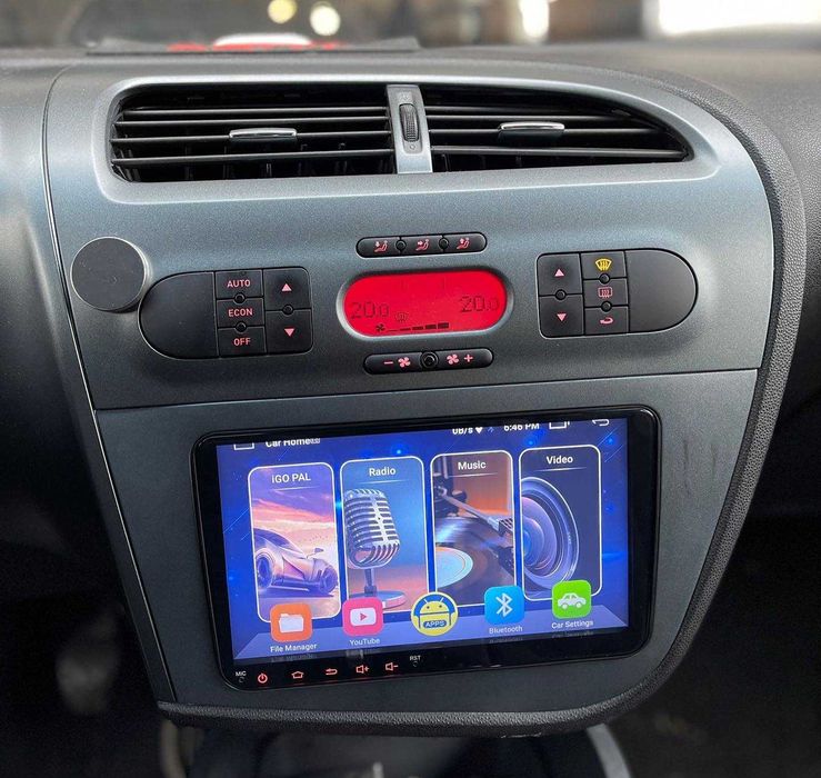 (NOVO) Rádio 2DIN 9" • SEAT Leon 1P • Toledo • Altea • Android 4+64GB