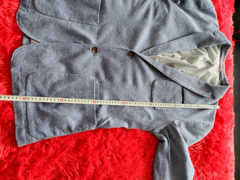 Sportowa niebieska marynarka XL