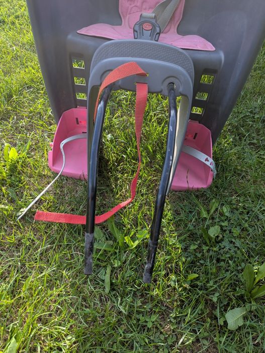 Polisport fotelik rowerowy różowy