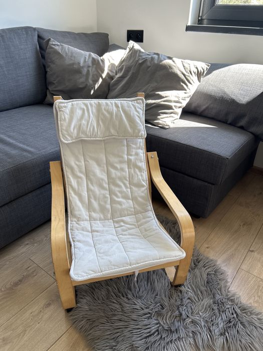 POANG ikea fotelik dzieciecy