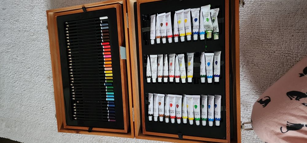 Великий набір для малювання, дерев'яний