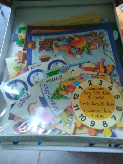 O meu primeiro calendário brinquedo EMBALADO