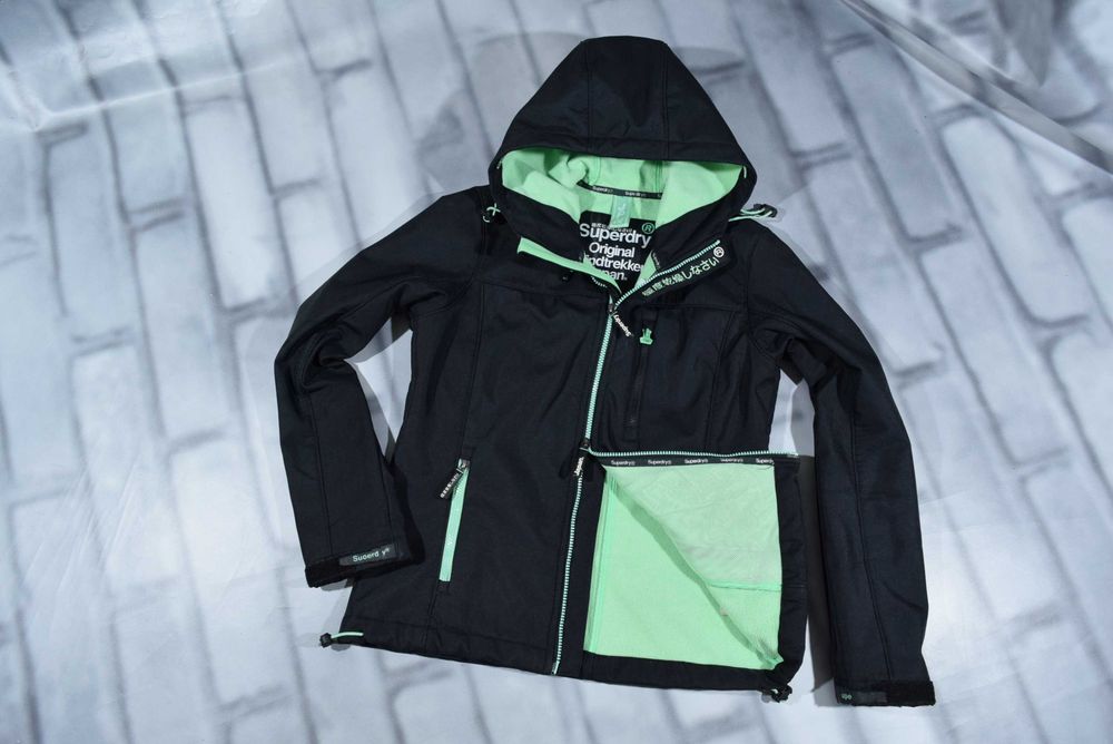 Superdry Windtrekker Japan ciepły Softshell damska bluza r. M