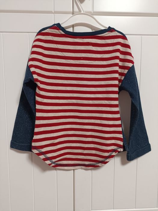 Bluza Next r. 110 (5 lat) Piesek Cekiny Lurex