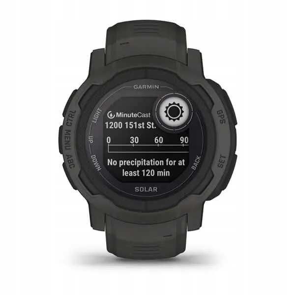 Smartwatch Zegarek sportowy Garmin Instinct 2 Solar szary (Graphite)