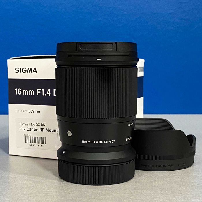 Sigma 16mm f/1.4 DC DN | Canon RF-S | NOVA | 5-YEAR WARRANTY63824743307777120