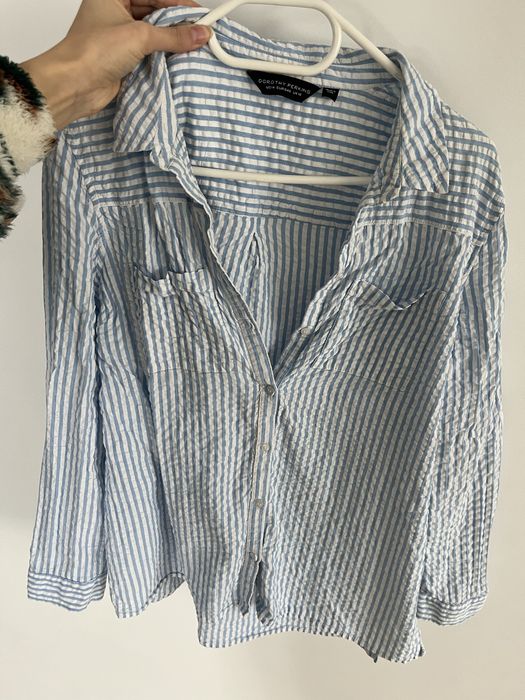 Koszula w paski L M xl oversize basic damska