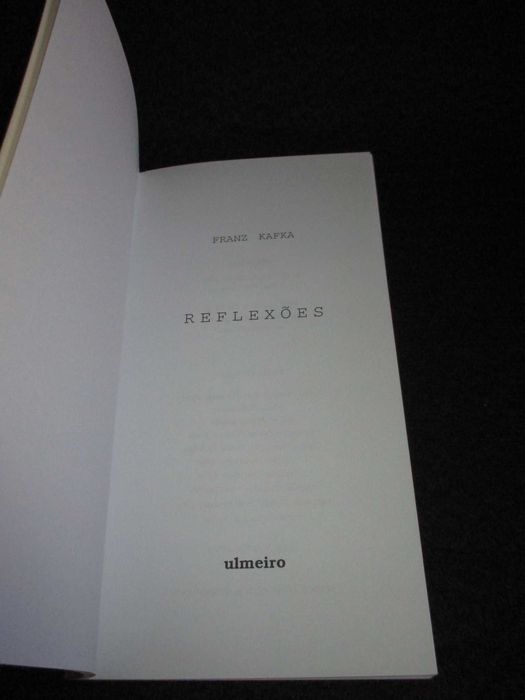 Livro Reflexões Franz Kafka