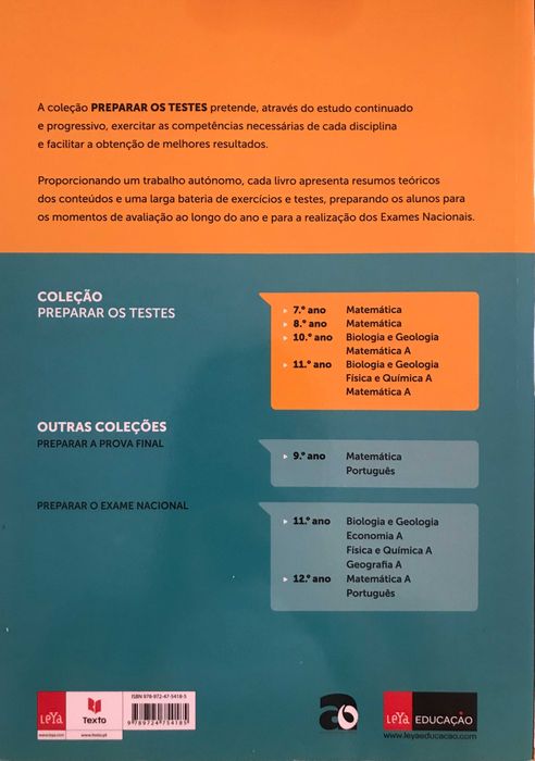 Preparar os testes Matemática A - 11º ano