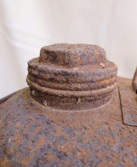 Lata antiga Sonap Motor Oil 5 american gallons metal