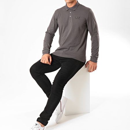 Emporio Armani ea7 koszulka polo z długim rękawem longsleeve XL L