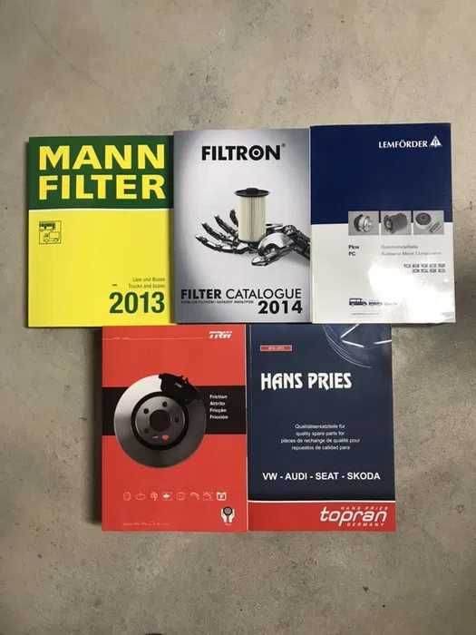 Katalogi producentów części samochodowych dla mechanika / sklepu.