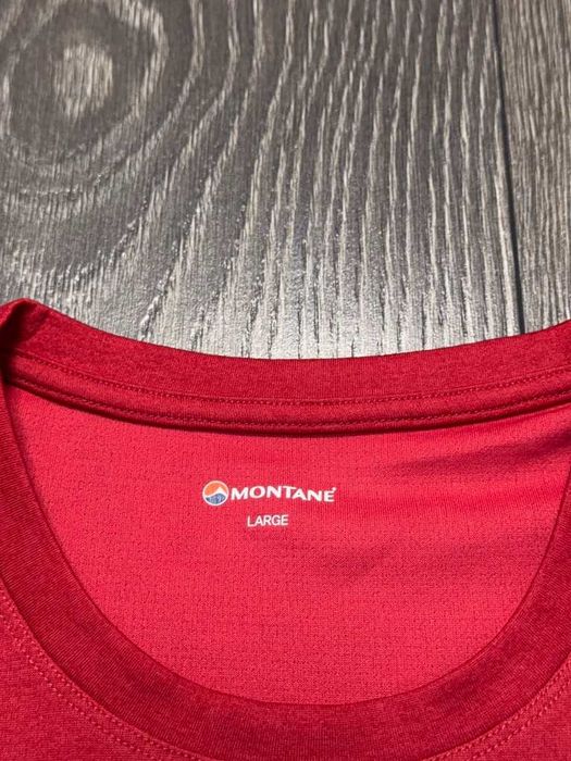 Montane чоловіча туристична трекінгова футболка оригінал 100% поліестер розмір Л L