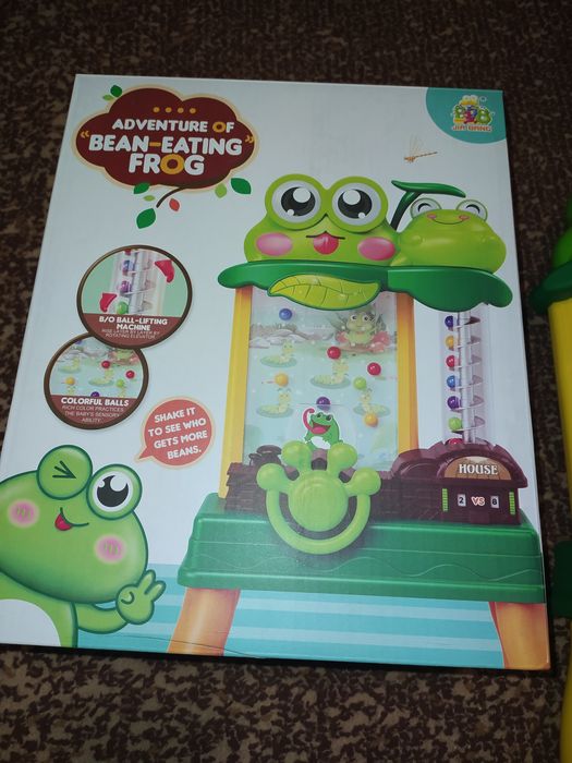 Гра з кульками "Жаба" Bean-Eating Frog піймай кульку