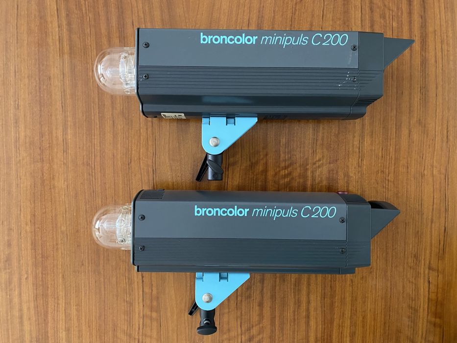 2x Broncolor minipuls 200 (Vendo Conjunto ou Unidade €250.00)