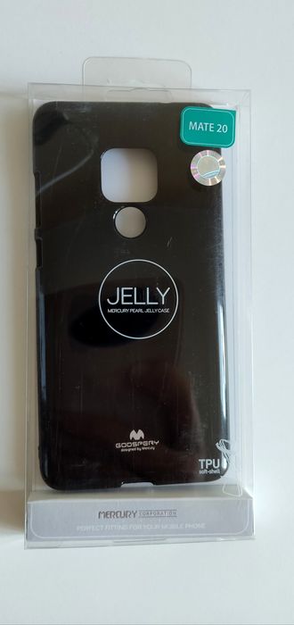 Silikonowe etui na Huawei MATE20 Czarne Nowe
