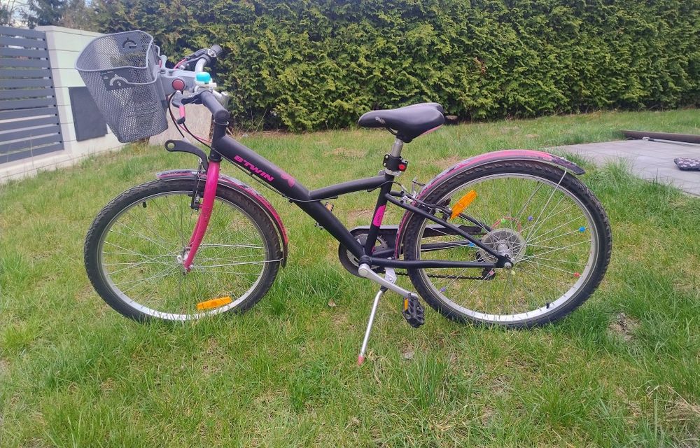 Rower Poply500 BTwin z Decathlon koła 24
