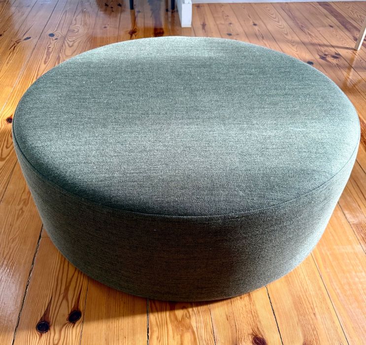 Puff noo.ma Folk Pouf – Wide, Italian Olive