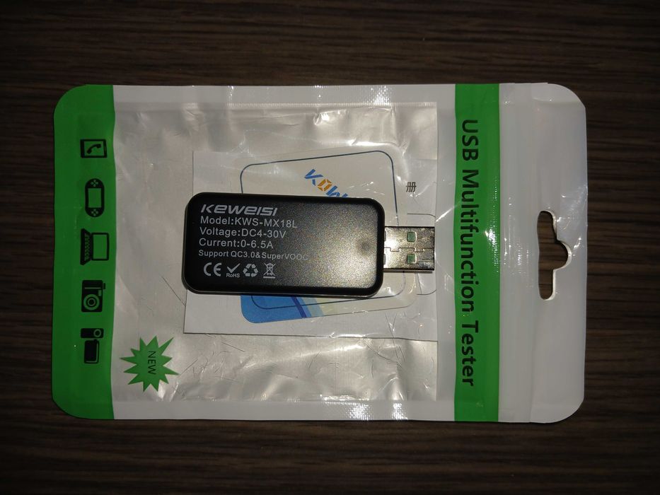 USB тестер Keweisi Kowsi KWS-MX18(кольоровий)