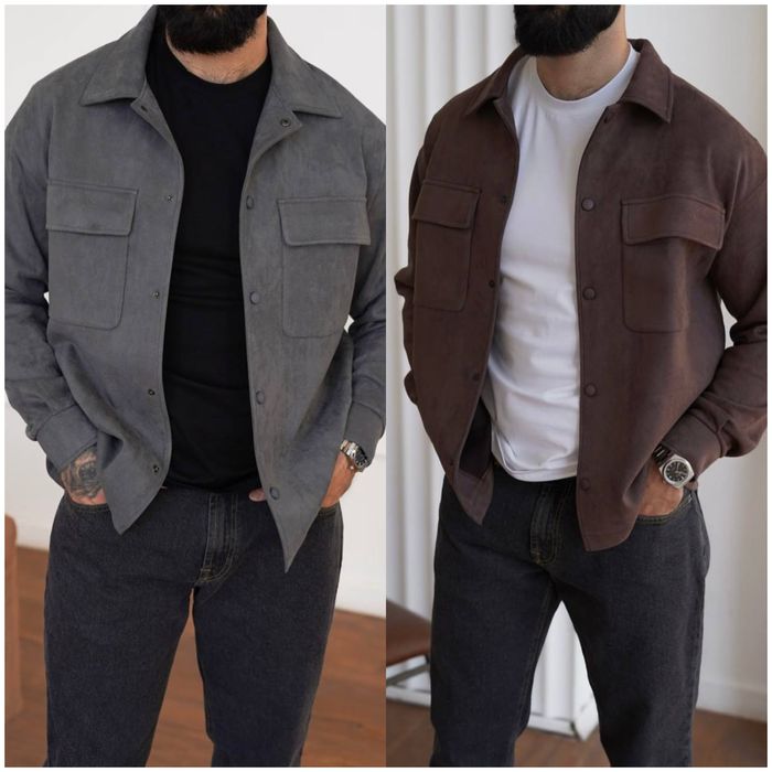 Чоловіча замшева сорочка