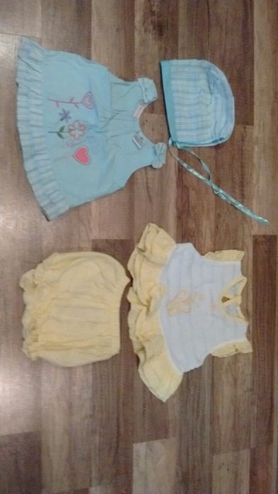 Paka,Ubranka 3-9 msc dla dziewczynki,sukienki,bluzki,swetr,golf- 10szt