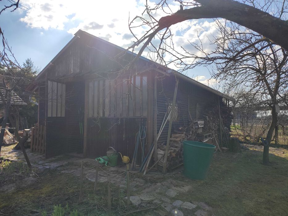 Domek drewniany Garaż