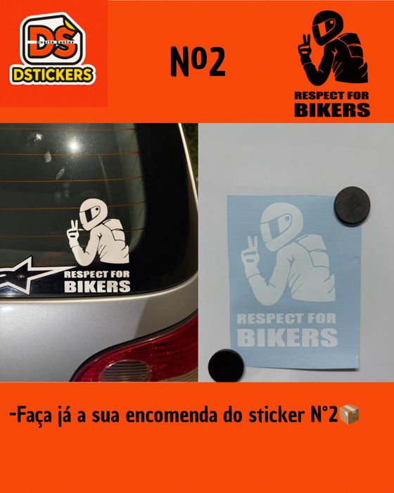 Autocolante “Respect for Bikers”