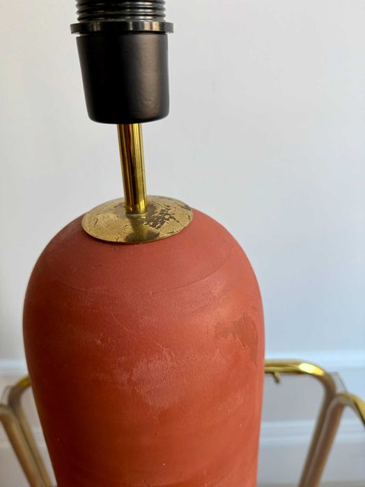 Par de candeeiros de mesa ceramica