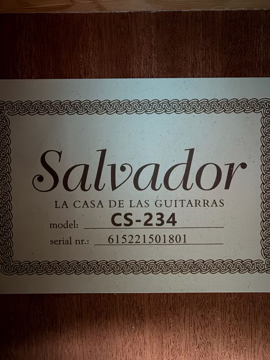 Gitara 3/4 Salvador CS 234