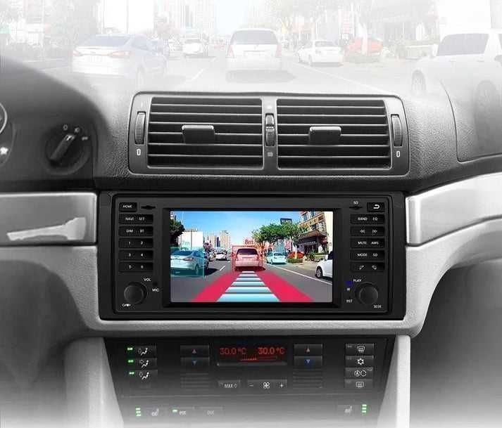 BMW E39 X5 E53 1996–2003 – Radio Android 15 7” CarPlay Android Auto 2GB/32GB GPS Nawigacja Stacja Multimedialna WiFi Bluetooth DSP PL
