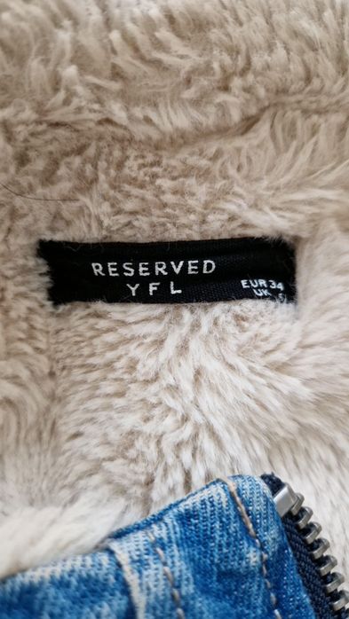 Jeansowa ocieplana ramoneska Reserved XS