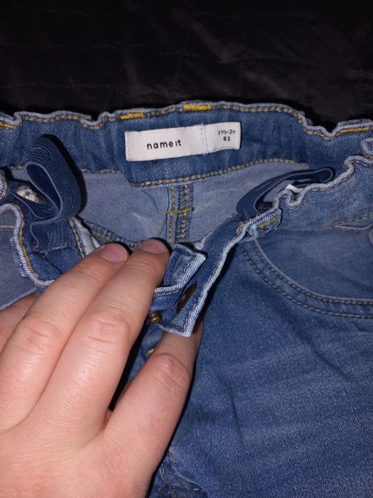 Spodnie jeansowe 92!