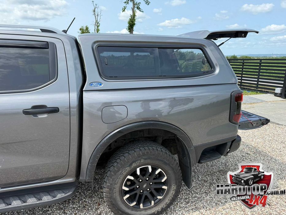 Zabudowa  Hardtop Ford Ranger 2023+ szyby przesuwne/podnoszone