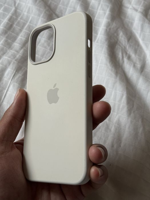 iPhone 12 Pro Max Silicone Case White Original