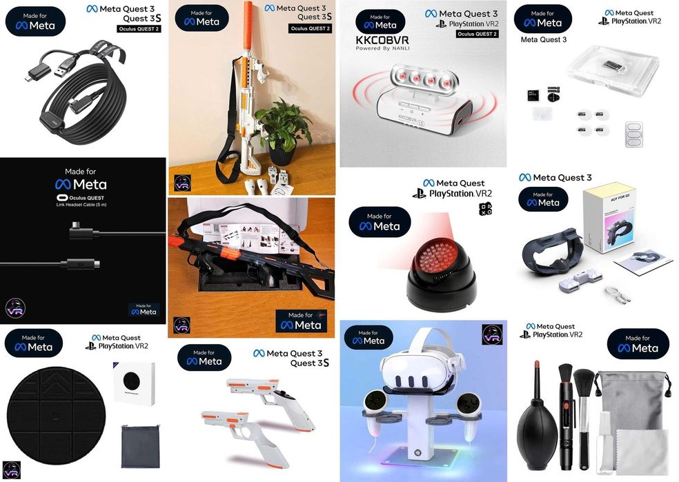 ‼️ VR аксесуари для Meta Quest 3, 3S, Oculus Quest 2, PS VR2