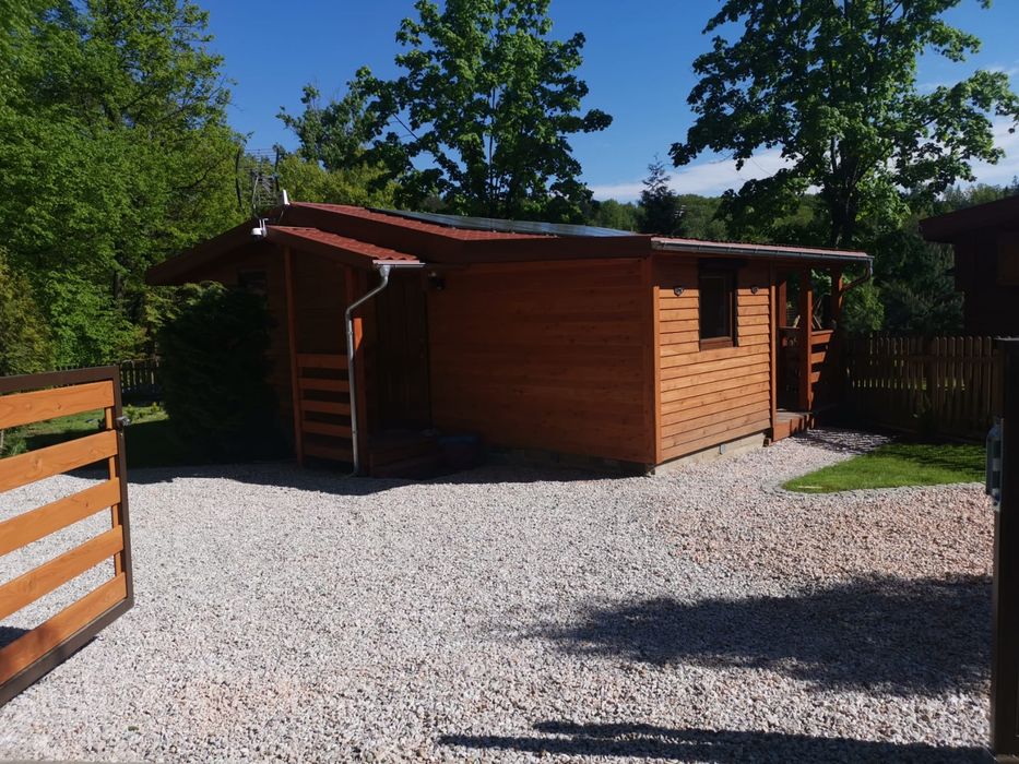 .Całoroczny domek nad jeziorem Złotnickim.
