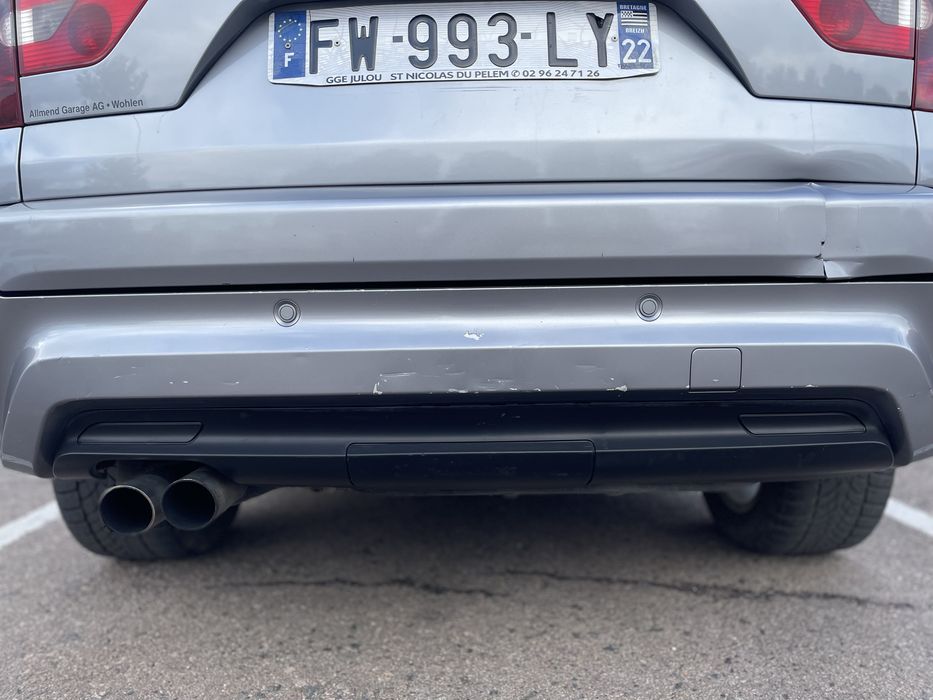 Задній М Sport бампер Bmw X3 E83 SILBERGRAU METALLIC A08/07