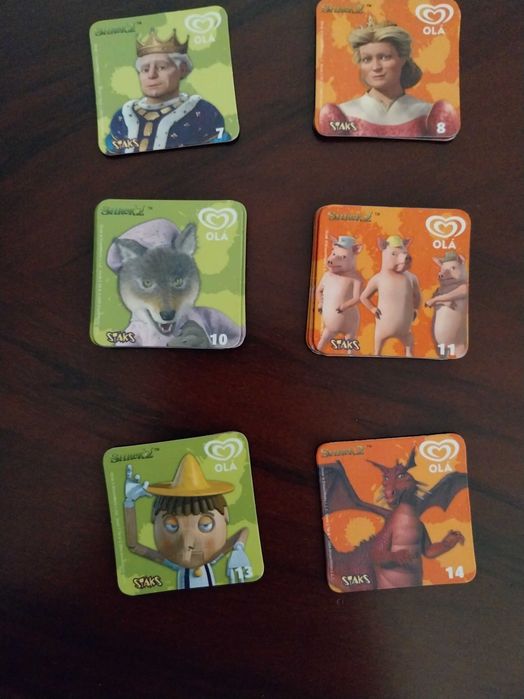 Imans, Gelados Olá, Shrek, Staks (Lote 15)