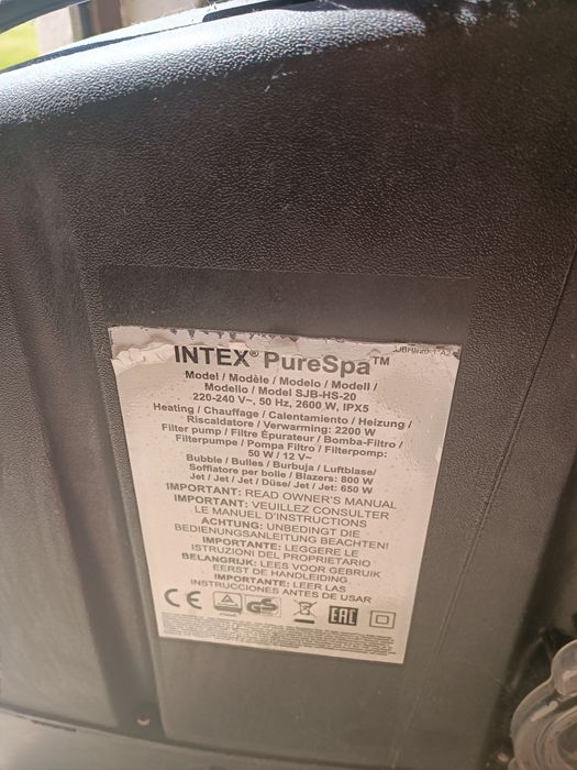 INTEX krzesełka do jakuzii zagłówki firmy INTex