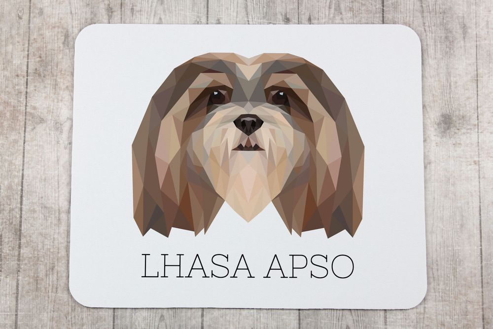 Lhasa Apso podkładka geometryczna Art-Dog