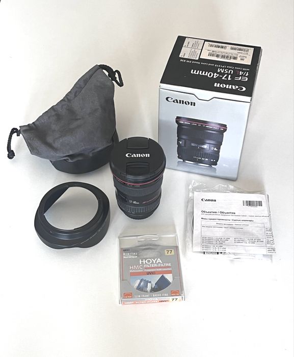 Canon EF 17-40mm F4 L + фільтр