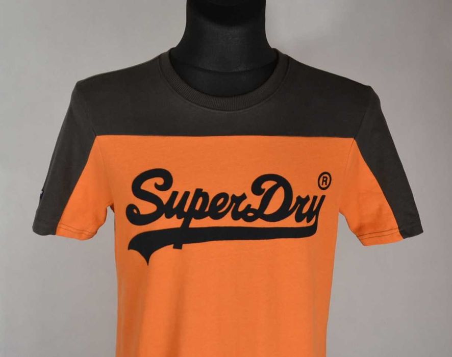 SUPERDRY Colour Block Osaka Team T-shirt Nowa Koszulka Męska S Oryginalna Bawełna
