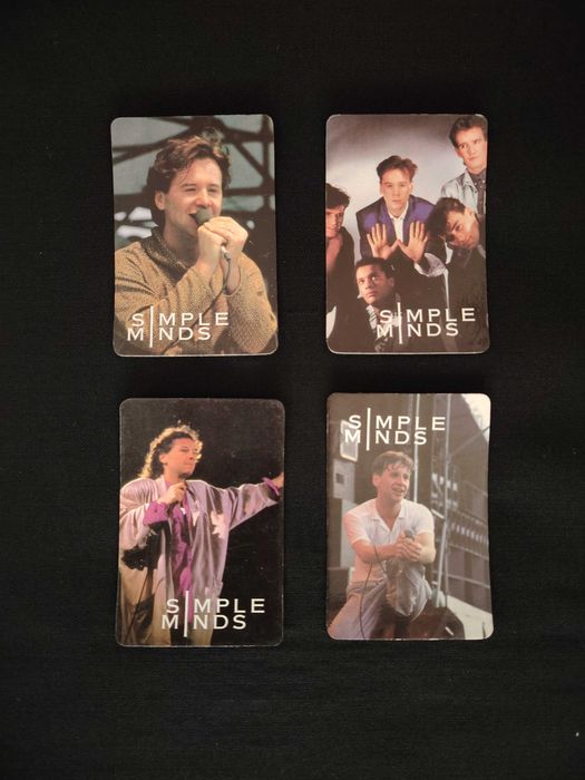 Simple Minds - calendários 1986 e 1987