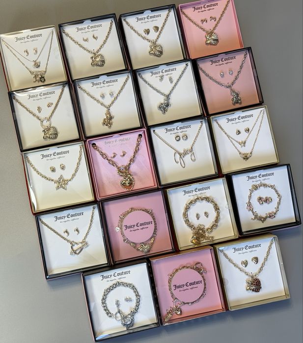 Подарунковий набір Juicy Couture новий оригінал, сережки, браслети