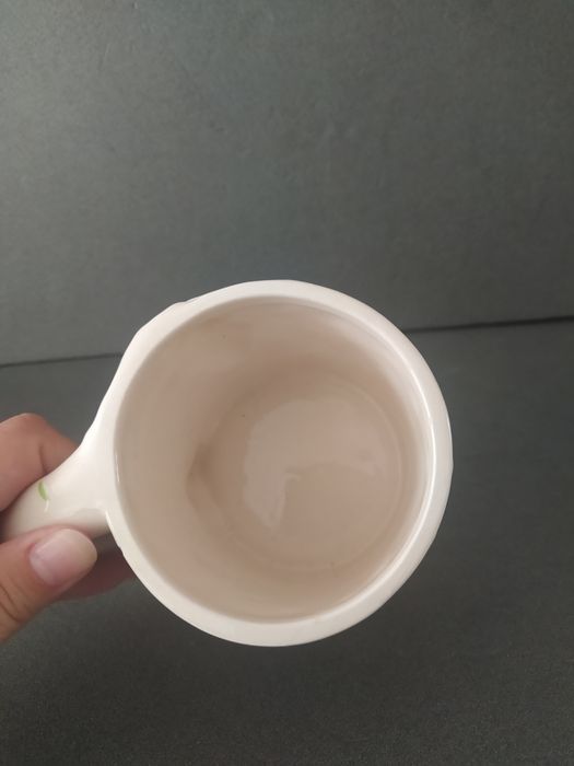 Ceramiczny kubek z Mikołajem
