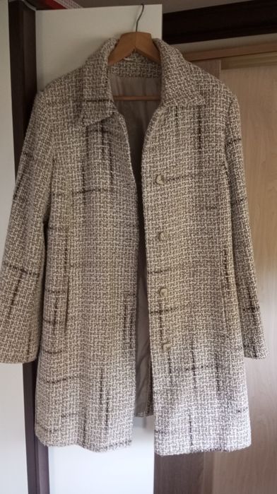 Płaszczyk wełniany damski 46