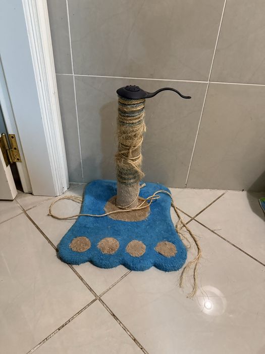 Arranhador gato azul