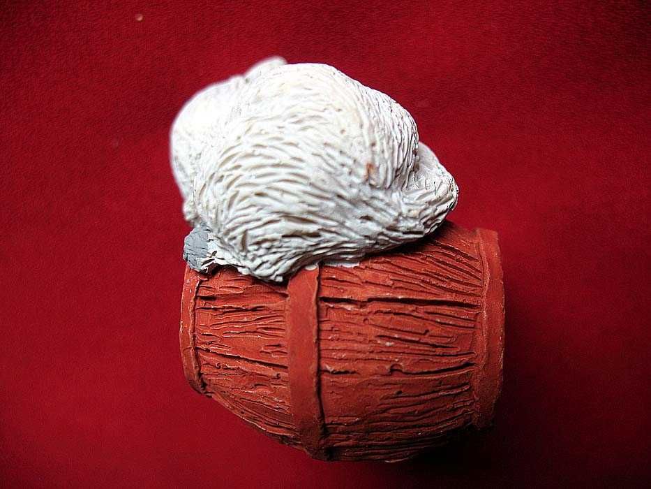 Kot - dwa młode kotki - figurka - 4 x 5 x 4 cm