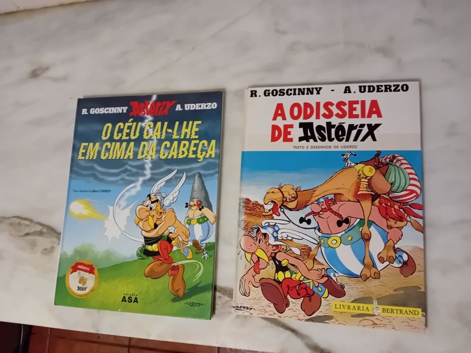Conjunto de 2 Livros Astérix