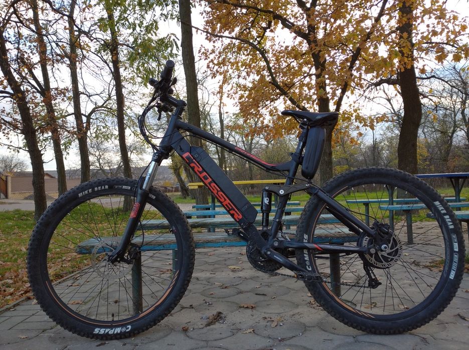 Електровелосипед Crosser E-GROVES  электродвухподвес